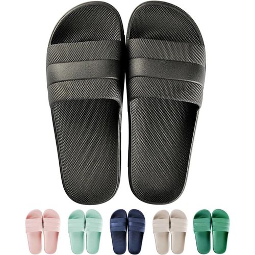 Kalanka-Claquettes Femme Homme Ete Chaussures De Piscine Douche Pantoufles Maison Chaussons Slide