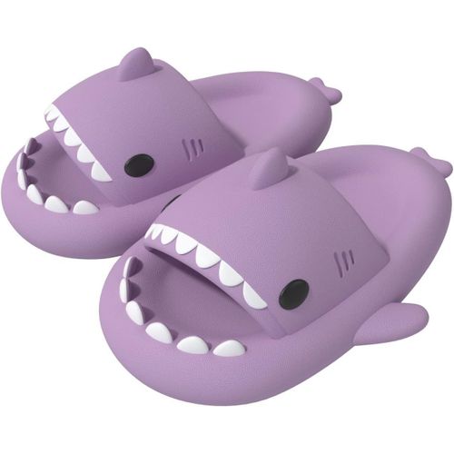 Kalanka-Claquettes De Requin Homme Femme Chaussons De Piscine Et Plage Shark Slides Été Antidérapante Confort Sandales Pantoufles
