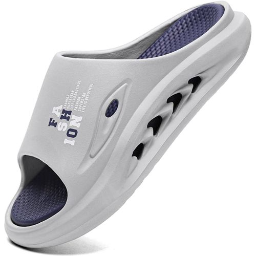 Kalanka-Chaussons Antidérapants Homme, Claquettes Légères À Semelle Épaisse, Pantoufles Hommes Été, Pour La Salle De Bain, La Piscine, La Plage