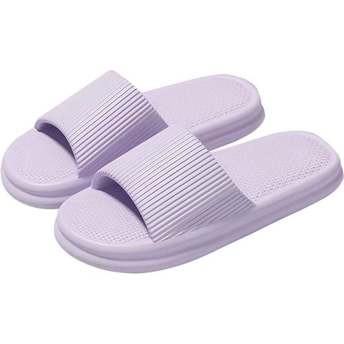Kalanka-Femmes Hommes Chaussons De Douche Sandales De Douche Antidérapantes De Salle De Bain Unisex Slip On Pantoufles Pour La Maison Salle De Bains Intérieure Piscine