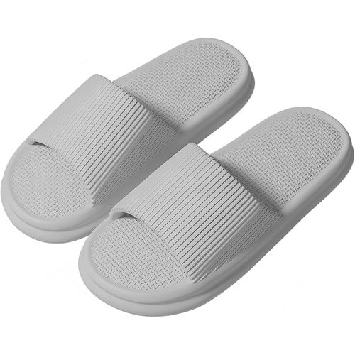 Kalanka-Femmes Hommes Chaussons De Douche Sandales De Douche Antidérapantes De Salle De Bain Unisex Slip On Pantoufles Pour La Maison Salle De Bains Intérieure Piscine