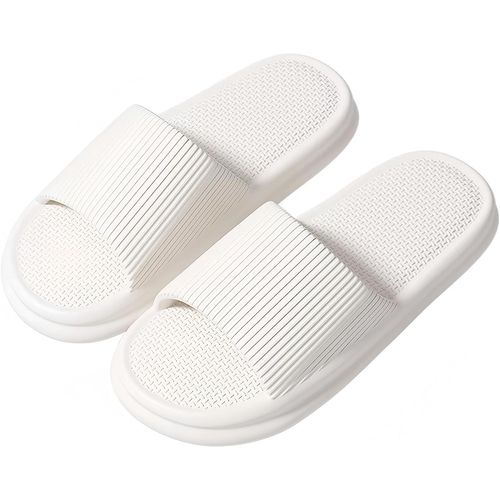 Kalanka-Femmes Hommes Chaussons De Douche Sandales De Douche Antidérapantes De Salle De Bain Unisex Slip On Pantoufles Pour La Maison Salle De Bains Intérieure Piscine