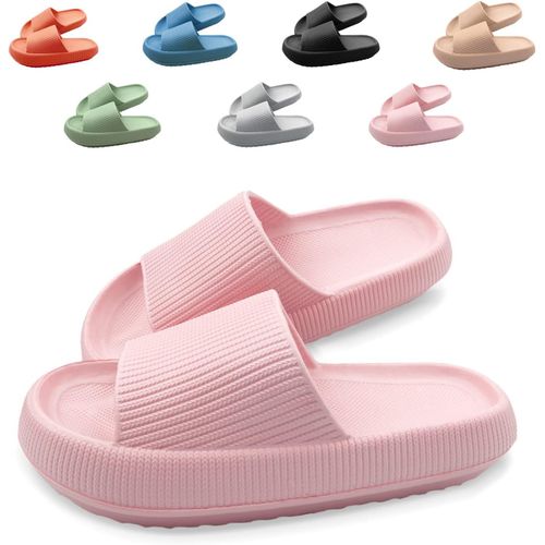 Kalanka-Claquettes Femme Homme Antidérapante Pantoufles De Douche Soft Chaussons De Bain Sandales Chaussure De Plage Piscine Maison Slippers