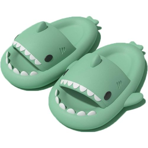 Kalanka-Claquettes De Requin Femme Homme Chaussons Tongs Sandales Femme Été Pantoufles De Douche Antidérapantes Confortables Chaussures De Plage Et Piscine Shark Slides Slippers
