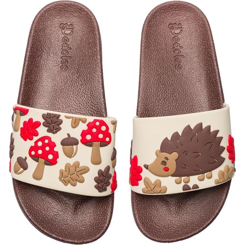 Kalanka-Chaussure & Pantoufles Homme Femme & Enfants Sandales Antidérapant Designs Amusants Livre Pizza Café Renard Lama Cadeau