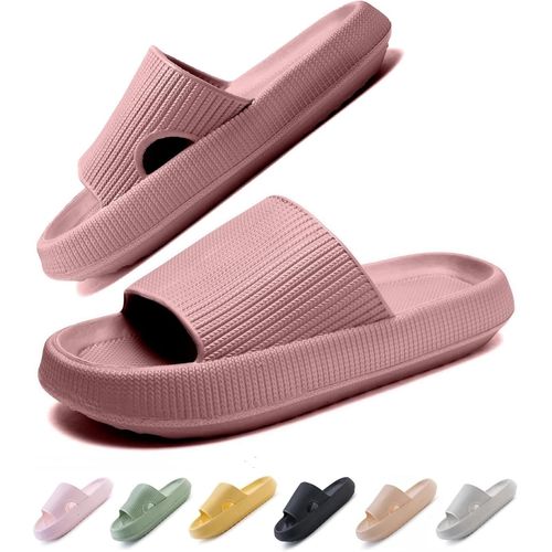 Kalanka-Nuage Chaussons Femme Homme Claquettes Confortables Pantoufle Cozyslides Semelle Épaisse Cloud Slippers Unisex Taille Eu 36-47