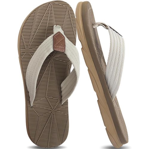 Kalanka-Tongs Pour Homme - Sandales De Douche À Bout Ouvert - Pour Salle De Bain - Été - Plage - En Cuir - Sandales À Enfiler