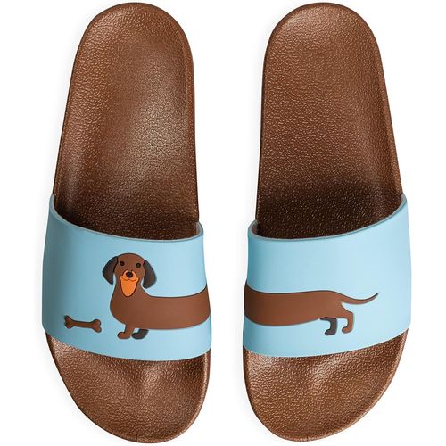 Kalanka-Chaussure & Pantoufles Homme Femme & Enfants Sandales Antidérapant Designs Amusants Livre Pizza Café Renard Lama Cadeau