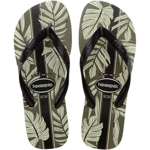 Kalanka-- Aloha, Tongs Confortables, Durables Et Estivales, Semelle Avec Motif De Feuilles, Semelle Antidérapante, Homme