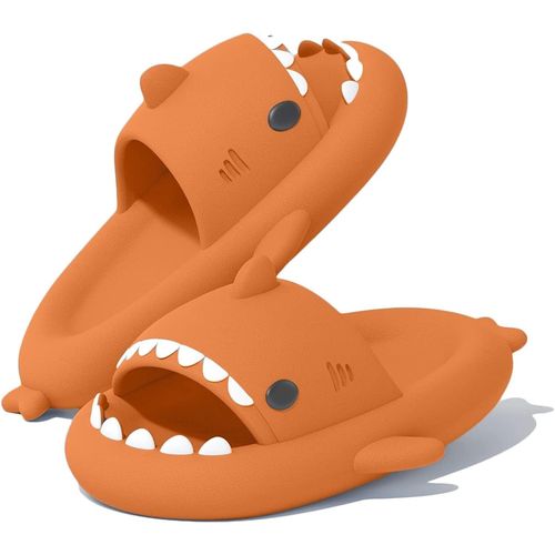 Kalanka-Claquettes De Requin Femme Homme Été Chaussons De Piscine Et Plage Pantoufles Antidérapant Shark Cloud Slippers Semelles Épaisses Intérieur Et Extérieur