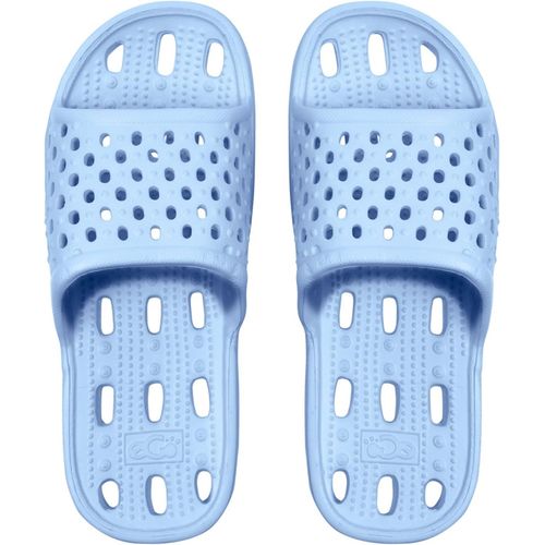 Kalanka-Chaussons Antidérapants Pour Homme Femme, Pantoufles De Douche, Claquette Salle De Bain Avec Trou, Léger Confortable Pantoufles Pour Piscine Plage Maison Et D'extérieur(38-39)