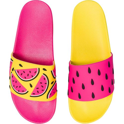 Kalanka-Chaussure & Pantoufles Homme Femme & Enfants Sandales Antidérapant Designs Amusants Livre Pizza Café Renard Lama Cadeau