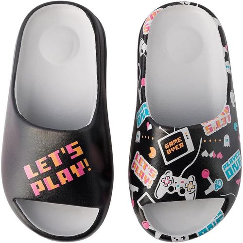 Kalanka-Chaussure & Pantoufles Homme Femme & Enfants Sandales Antidérapant Designs Amusants Livre Pizza Café Renard Lama Cadeau