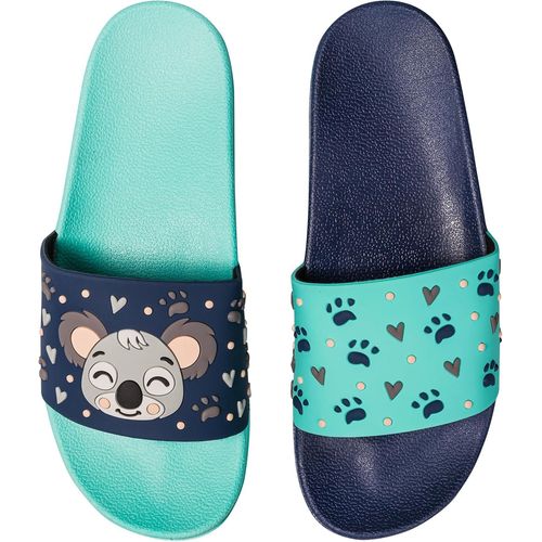 Kalanka-Chaussure & Pantoufles Homme Femme & Enfants Sandales Antidérapant Designs Amusants Livre Pizza Café Renard Lama Cadeau