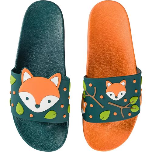Kalanka-Chaussure & Pantoufles Homme Femme & Enfants Sandales Antidérapant Designs Amusants Livre Pizza Café Renard Lama Cadeau