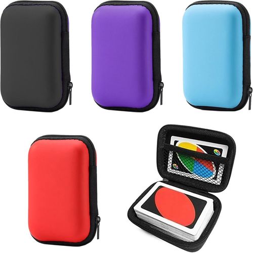 Kalanka-Lot De 4 Boîtes De Cartes À Jouer, Boîte Robuste Pour Cartes À Jouer, Étui Pour Cartes À Jouer, Boîte À Cartes, Rangement De Cartes À Jouer, Sac Uno Pour Cartes, Cartes De Jeu, Écouteurs