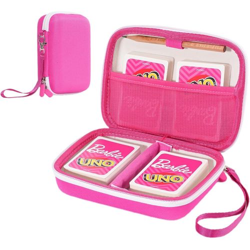 Kalanka-Sac Pour Cartes À Collectionner, Rangement Pour Cartes À Jouer Étui De Transport Uno Pour De 300 Cartes, Étui Uniquement -Rose