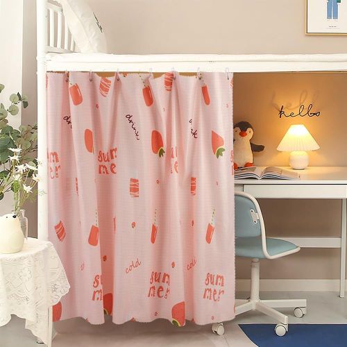 Kalanka-Rideau Pour Lit Superposés Rideau Ombrage Occultant Mezzanine Dortoir Tente De Lit Couvre-Lits Baldaquin Moustiques Cabane Ciel De Lits Tentation Couchette Étudiants Collèges Draperies