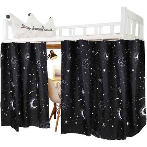 Kalanka-Rideau Pour Lit Superposés Rideau Ombrage Occultant Mezzanine Dortoir Tente De Lit Couvre-Lits Baldaquin Moustiques Cabane Ciel De Lits Tentation Couchette Étudiants Collèges Draperies