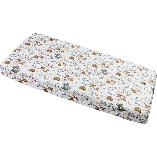 Kalanka-Drap Housse 60x120 Lit Bebe Matelas Enfant Bébé - 100% Coton Fitted Draps Lit Pour Baby Bed Cover Sheets Matela Literie Mattress Couette (Cerf)