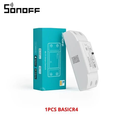 SONOFF BASICR2 BASICR4 WiFI commutateur intelligent bricolage disjoncteur sans fil télécommande commande vocale interrupteur de lumière maison intelligente via Alexa Google-Basicr4