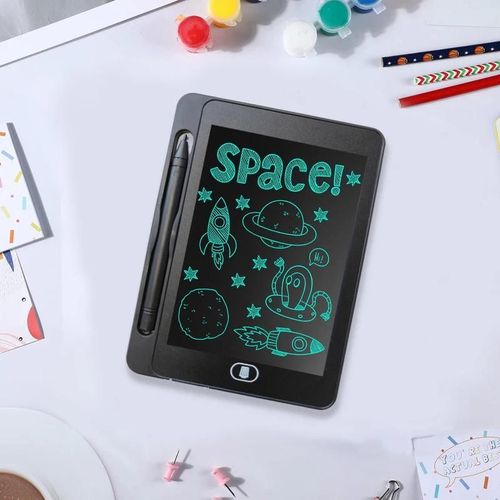 Tablette d¿écriture LCD 6.5"" noire, planche à dessin pour enfants, style Sin2