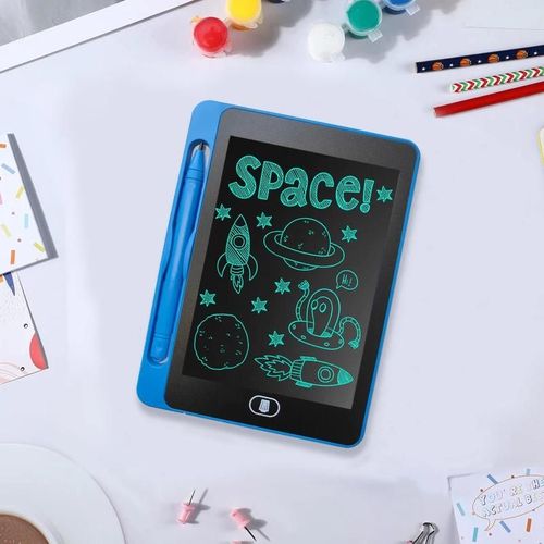Tablette d¿écriture LCD 6.5"" bleue, style Sin2, planche à dessin pour enfants
