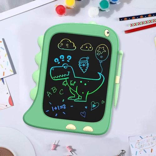 Tablette d¿écriture LCD 8.5"" dinosaure vert, planche à dessin enfant