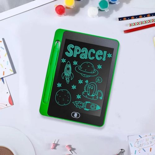 Tablette d¿écriture LCD 6.5"" verte, style Sin2, cadeau enfant