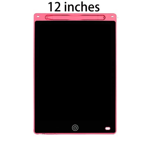 Planche à dessin électronique de 12 pouces, tablette d'écriture, Graffiti, carnet de croquis, jouets, tableau noir, planche à dessin magique, jouet pour enfant, cadeau-Rose-12 pouces