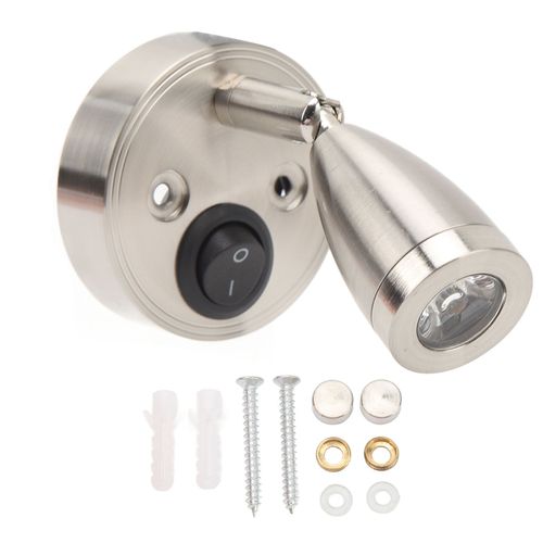 Lampe De Lecture Led Polie Pour Camping-Car, 12 V A 24 V, Ideale Pour Les Bateaux, Les Camions Et Les Remorques.