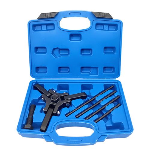 Extracteur D'equilibrage Harmonique, Outil De Demontage De Poulie De Vilebrequin A 3 Machoires, Kit D'extraction De Volant Harmonique Pour Entrainements Carres De 3/8 Po