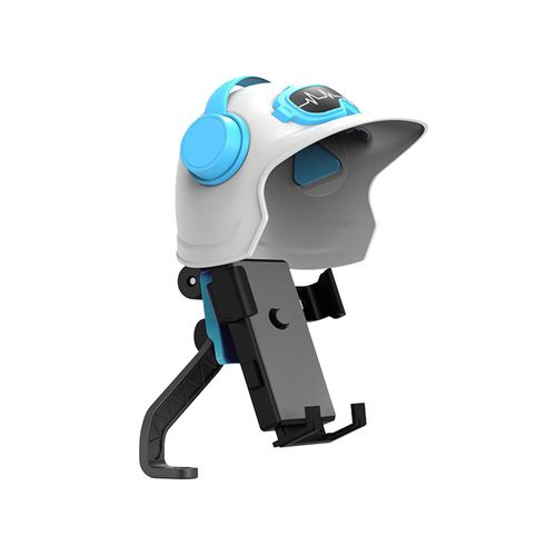 Support de telephone portable pour casque, etanche et resistant au soleil, support de navigation pour moto, vehicules electriques, retroviseurs de velo, modeles blancs