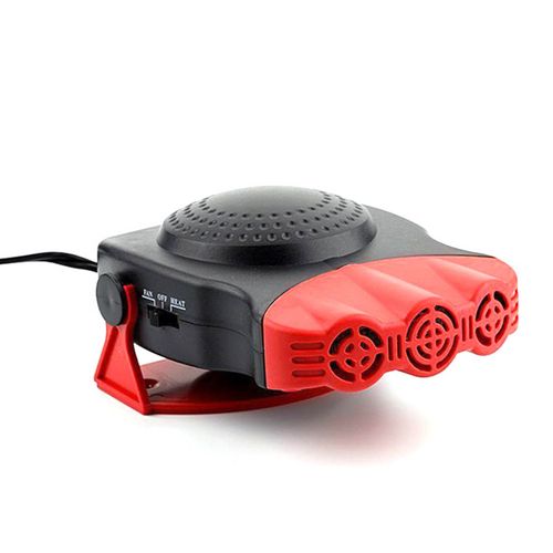 Chauffage De Voiture, Utilisation Chaude Et Froide, 3 Sorties D'air, Allume-Cigare, Degivreur, Desembueur Pour Vehicule 12 V, Rouge