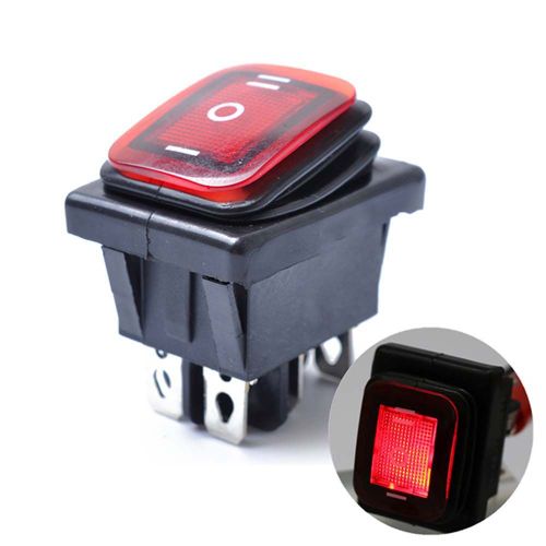 Interrupteur a bascule etanche a 6 broches 12 V pour voiture et bateau