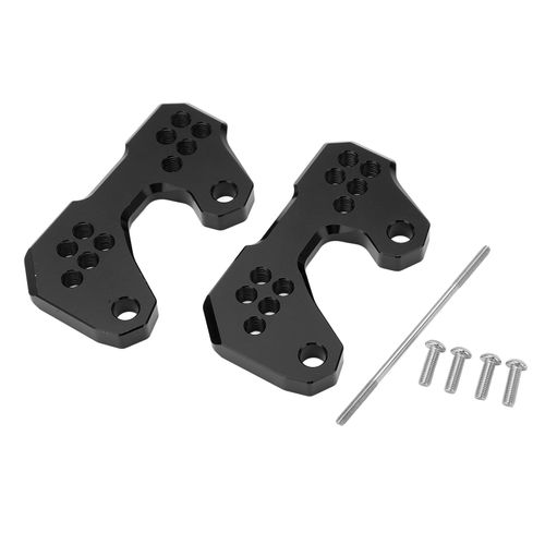 Repose-Pieds Arriere Reglables Pour Moto, Base De Montage De Remplacement Pour Yzf R3 R25 Mt25 Mt03, Noir