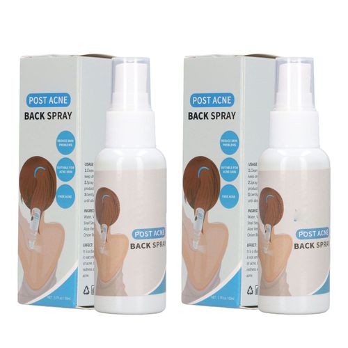 Lot De 2 Sprays Anti-Boutons Pour Le Corps, Apaise Les Rougeurs, Controle Du Sebum, Reparation Des Cicatrices, Traitement A Base De Plantes Contre Les Boutons, 50 Ml 