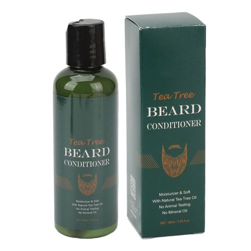 Apres-Shampoing Pour Barbe, Hydratant, Fortifiant, Adoucissant Et Parfume A L'arbre A The, Ideal Pour La Salle De Bain, 100 Ml 