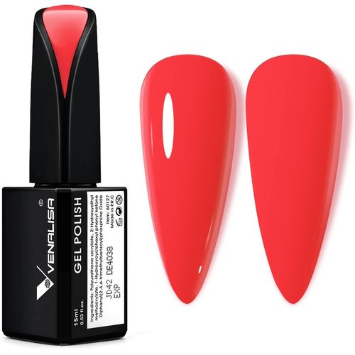 Vernis Semi Permanent Corail Coral Vernis À Ongles Gel Couleur Naturel Gel Nail Polish Uv Led Soak Off Vernis Gels Manucure 15ml