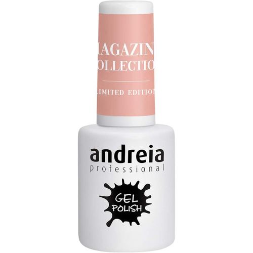 Vernis Gel Semi-Permanent Pour Lampe Uv/Led - Vernis À Ongles Couleur Intense Tenue 4 Semaines Pour French Manucure - Couleur Magazine Mz4 Rose Nu - 10.5ml 