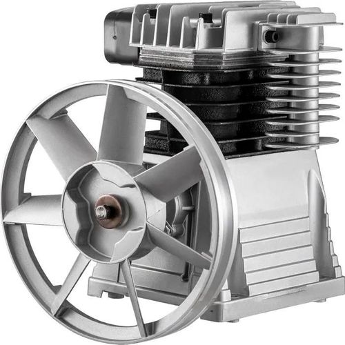VEVOR Air Compressor Head Pump 375L 3KW Piston Type Double Cylinder Pump Head 1300rpm 1 Stage 11 Bar Aluminium Cylinder Pump Head Co