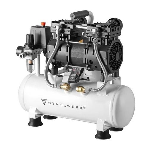STAHLWERK Compresseur d'air comprimé ST 110 Pro avec 10 bar, réservoir de 10 l, 69 dB 1,89 CV