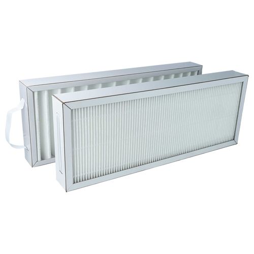 vhbw Lot de filtres remplacement pour Pluggit APFG4F7-310-1 pour appareil de ventilation - Filtre à air G4 / F7 (2 pcs), Blanc