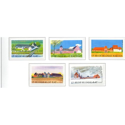 Belgique Timbres Fermes Typiques 2001