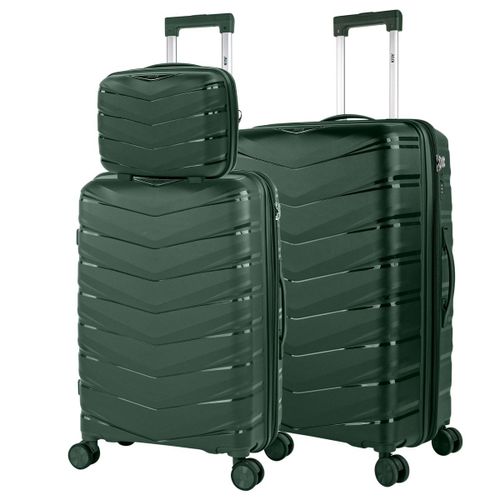 Set De Valises Rigides 4 Roulettes - Valise Grande Taille, Valise Soute Avion, Bagages Pour Voyages, Lot De Valises À Roulette. Fabriquées En PP Matériau Résistant