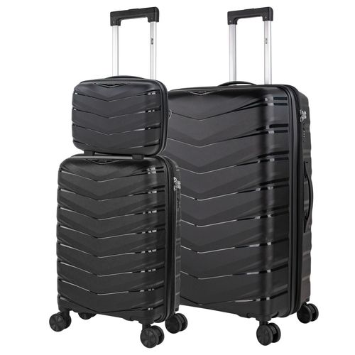 Set De Valises Rigides 4 Roulettes - Valise Grande Taille, Valise Soute Avion, Bagages Pour Voyages, Lot De Valises À Roulette. Fabriquées En PP Matériau Résistant