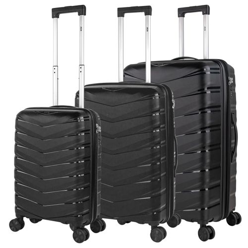 Set De Valises Rigides 4 Roulettes - Valise Grande Taille, Valise Soute Avion, Bagages Pour Voyages, Lot De Valises À Roulette. Fabriquées En PP Matériau Résistant