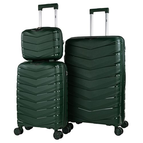 Set De Valises Rigides 4 Roulettes - Valise Grande Taille, Valise Soute Avion, Bagages Pour Voyages, Lot De Valises À Roulette. Fabriquées En PP Matériau Résistant