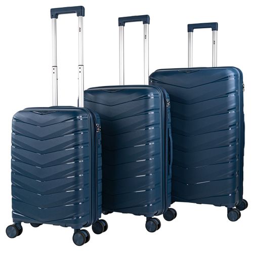 Set De Valises Rigides 4 Roulettes - Valise Grande Taille, Valise Soute Avion, Bagages Pour Voyages, Lot De Valises À Roulette. Fabriquées En PP Matériau Résistant