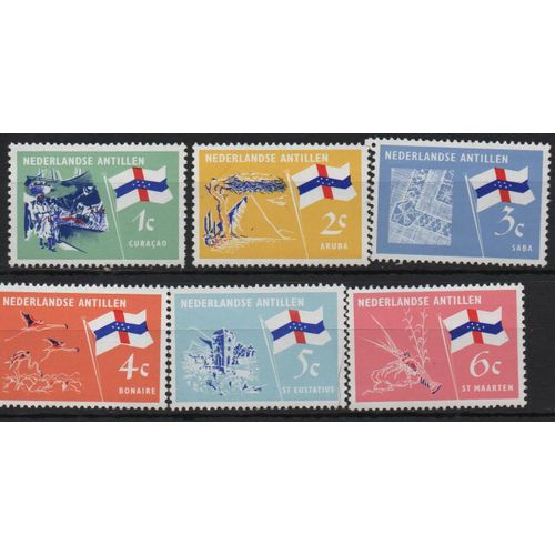 Antilles Néerlandaises Timbres Les Îles